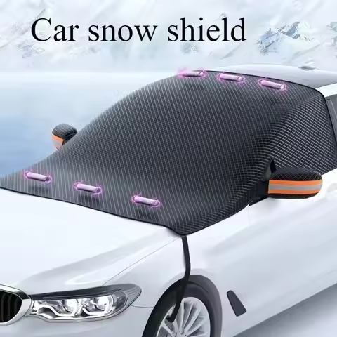 Car Windshield Snow Cover,Insulated sunshade cover,Snow Protector Ice Blocked Front Window Protector