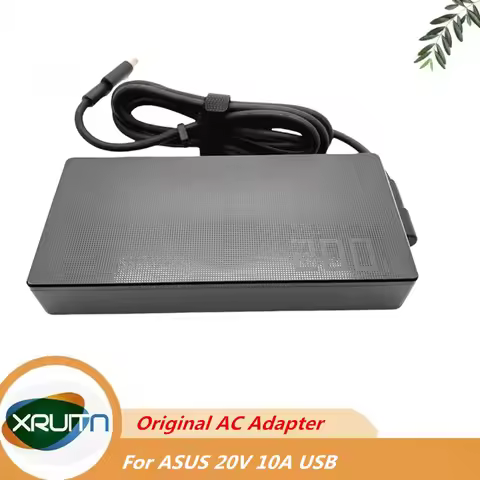 Genuine A20-200P1A 20V 10A 200W USB ADP-200JB K AC Adapter For ASUS Laptop Power Supply Charger