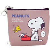 日本版史諾比袋 史努比胡士托百達通小銀包錢包硬幣袋 Snoopy Brown Red Type writer 化妝袋 耳機多功能小物袋百達通小銀包錢包硬幣袋 平行進口