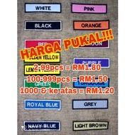 Tag Nama Bersulam paling murah | name tag | tag Nama sekolah | embroidery name tag |  tag nama