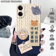 [ TS24 ] Case hp for VIVO V60 LITE IQOO Z10R 4G 5G Fashion Casing Softcase Latest 2025 - Macaron Pro