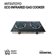 MITSUTOYO Infrared Gas Cooker Glass Top Infrared Gas Kitchen Stove Dapur Gas Infrared Murah 1 Year Warranty 煤氣爐 炉