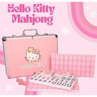 🔥SG Set🔥Limited Edition HelloKitty/ Doraemon/ Pikachu/ Minion Mahjong Set 156 Tiles (With Animal+Fei+Clown)