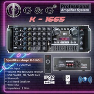 G&amp;g K1665 AMPLIFIER - ORIGINAL KARAOKE Amp - Quality POWER AMPLIFIER - KARAOKE Amp FREE Shipping