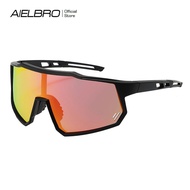 AIELBRO Cycling Glasses Sports Eyewear for Men Uv400 Cycling Shades Bike Sunglass Outdoor Bicycle Gl