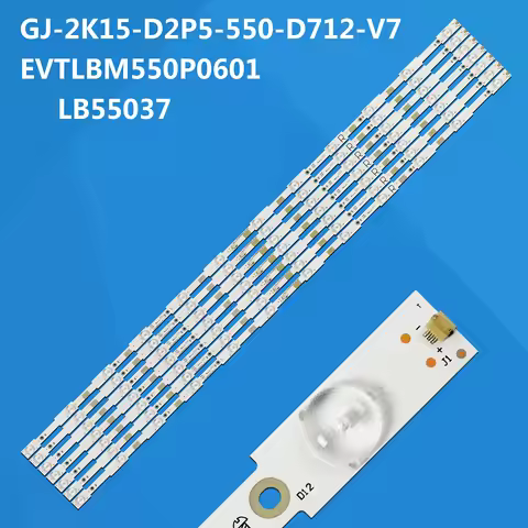 LED bar(14) strip For TPT550J1-QVN03.U 55PFF5650/T3 EX-55037003 EX-55037013-4E565-0-A-565 55PFG5100 