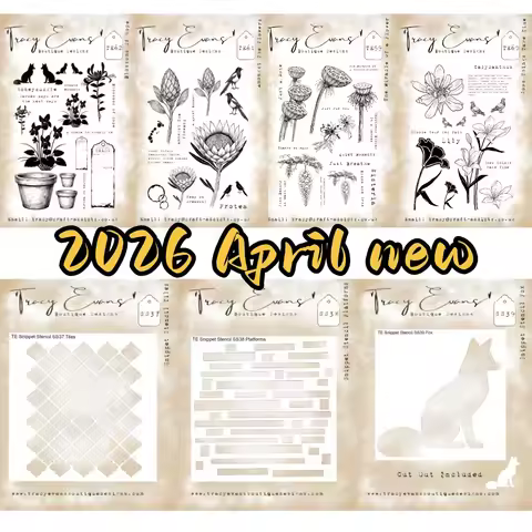 2026 New Bird Snippet Daisy Stamps Stencil For DIY Scrapbooking Crafts Maker Photo Album Template Ha