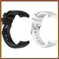 [V E C K] 2x Watchband for Fossil Gen 4 Q Explorist HR Watch Strap for Fossil Gen 3 Q Explorist Silicone Straps Black &amp; White