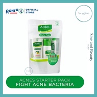 Acnes Starter Pack (Creamy Wash+powder lotion+Sealing Jell) Big acnes powder lotion