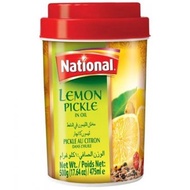 National Lemon Pickle In Oil - Achar Lemon 500g