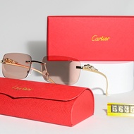CARTIER Temperament Business Glasses/Fashion Sunglasses/Metal Frame/Casual Sunglasses YW