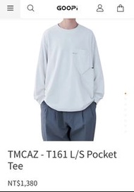 TMCAZ T-161大口袋長袖衛衣