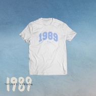 Taylor swift 1989 (phiên bản của taylor) cotton t-shirt plus size nam và nữ rộng rãi hàn quốc tối gi