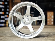 New Car Sport Rim Flow Forming ADVAN RACING GT Wheels 18x8.5J 5x114 ET35 Hyper Black - READY STOCK