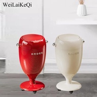 [WeiLaiKeQi] Trash Can with Wheels Waste Bin Large Capacity Garbage Pail with Press Lid