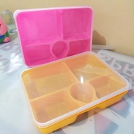 kotak bekal/taperware sekat 5