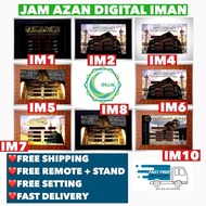 READY STOK IMAN JAM AZAN DIGITAL TAQWIM SOLAT (FREE SHIPPING)