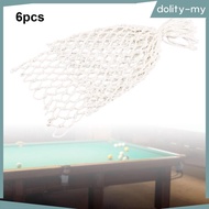 [dolity] 6x Billiards Nets, Pool Table Pockets, Pool Snooker Table Billiards Mesh Pockets for Billiards, Billiards Enthusiasts