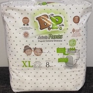 Bp Diapers Adult Diapers Models Pants / Adult Pants XL Contents 8