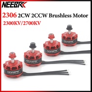 4PCS NEEBRC 2306 Outrunner Brushless Motor 2300KV 2700KV CW/CCW 2-4S For RC Racing Drone Fixed-wing 