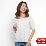 Cressida Ladies Kemeja Wanita Putih - LLLAS.HB706X