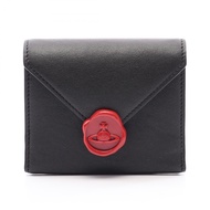【二手】薇薇安·Vivienne Westwood三折錢包 ENFELOPE TRIFOLD WALLET S5115003UWLL00EBN401 皮革三折錢包 女士新款