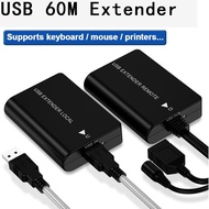 60m USB Network Extender Over Cat5e Cat6 Ethernet Cable for Laptop PC USB Flash Drive Mouse and Keyb