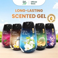 AQUABLANCE Scented Gel Air Fresheners | Natural Essential Oil Solid Fragrance |200g for Car, Room & 