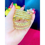 Women's bracelet with 18 gold plated clasp (1 bracelet)