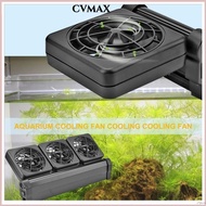 CMAX Fish Tank Cooling Fan, Silent Reduce Water Temperature Aquarium Fan, Durable Adjustable Marine Pond Accessories 1/2/3/4 Fan Set Fish Tank Cooler
