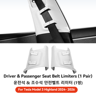 YZ | YZ For Custom Fit Tesla Model 3 2024-2026 Highland Car Seat Belt 2 Level Adjuster Clip Shoulder