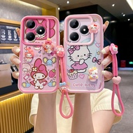 Casing Realme C53 / C51 TPU 3D kartun patung kasus telefon bimbit XXTYGZ1