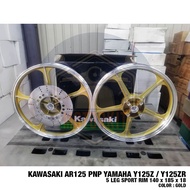 YAMAHA Y125 125Z 125ZR PNP KAWASAKI AR125 5 LEG SPORT RIM 140 x 185 x 18