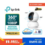 【SIRIM】TP-Link Tapo WiFi CCTV IP Home Security Camera 360 Degree Night Vision 2 Way Audio 1080P FHD 