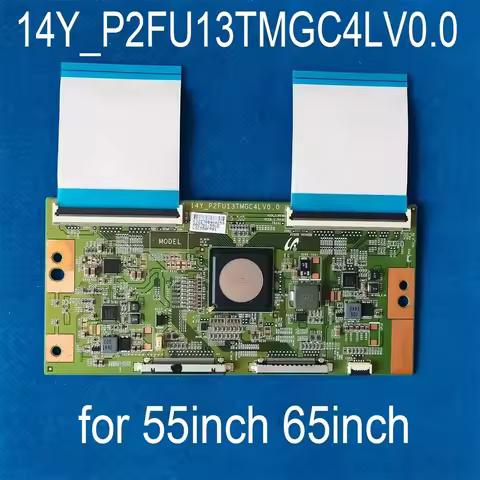 Original T-CON LVDS Board 14Y_P2FU13TMGC4LV0.0 33096C Logic Board is for TX-55CR430B TX-55X400B U65E