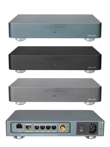 LHY SW-6 AS6 SFP Ethernet Network Switch High quality 6-ports Chassis Gustard N18 N18 PRONetwork Eth