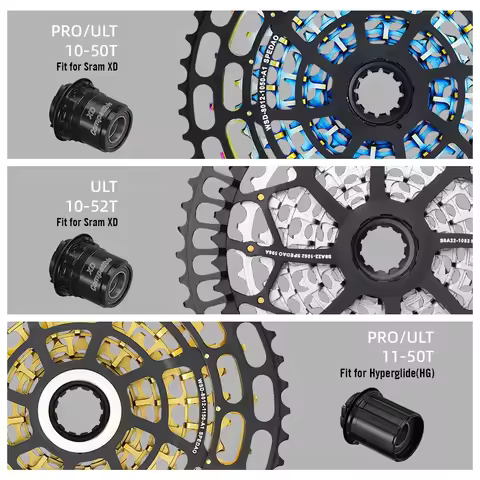 2026 SPEDAO 12 Speed MTB Cassette 10-52T 10-50T XD/11-50T HG Freewheel Lightweight CNC K7 Sprocket S
