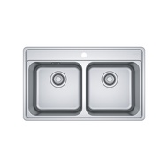 Franke Counter Top Mounting Kitchen Sink BCX620-35/35