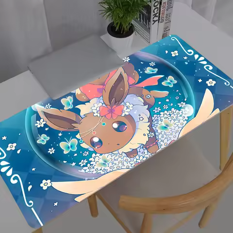 Computer Varmilo Keyboard Mouse Pad Anime Pokemon Pikachu Gaming Accessories Table XXL Gamer Carpet 