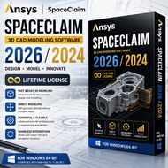 🔥 ANSYS SpaceClaim 2026 / 2024 Lifetime For Windows 64-Bit | 3D CAD Modeling Software