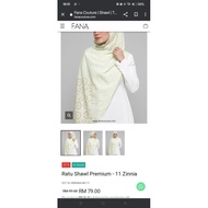 Ratu Shawl Premium - 11 Zinnia Fana Couture