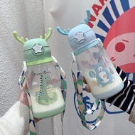 Ready stock 600ML Water Bottle Water Cup Portable Student Water Bottle Children Water Bottle New Des