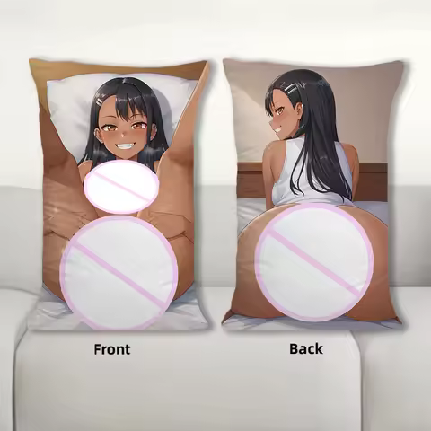 Dakimakura Anime Hayase Nagatoro Body Pillow Cover Sofa Cushion Double-Side Print Throw Pillow Case 