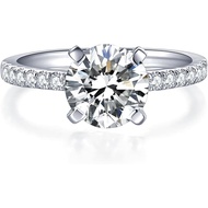 IMOLoissanite Engagement Ring D Color S1 Clarity Moissanite Engagement Rings for Women Wedding Rings