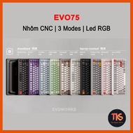 [FAST DELIVERY] EVO75 Keyboard | CNC Aluminum | 3 Modes | RGB Led