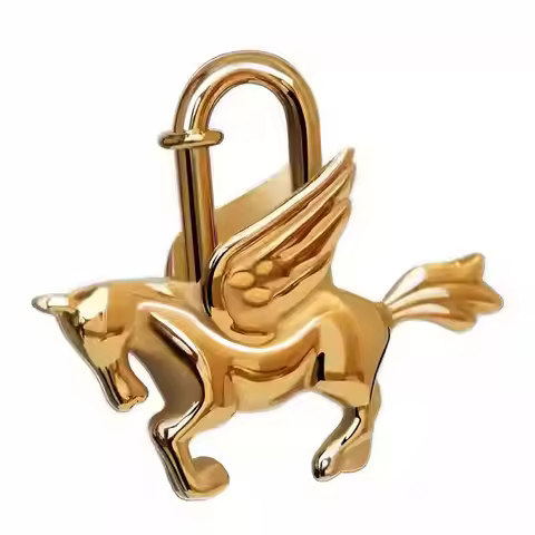 Bag Pendant For Birkin Kelly Bag Pegasus Lock Charm All-steel Animal Metal Lock Bag Pendant High-end