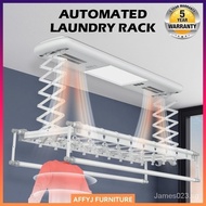 Automated Laundry Rack Smart Laundry System Clothes Drying Rack Telescopic Cooler Rod+Free Installation