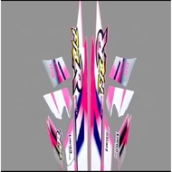 STRIPING STICKER YAMAHA F1Zr f1z r f1 zr SPORTY DUAL TONE LIMITED EDITION 1999 SILVER PINK VARIATION