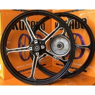 MERDEKA FG505 F 1.6 R 1.6 SPORT RIM WITH BEARING Y15ZR /Y125 LC135 4S/5S Y15 Y15ZR Y15 Y125Z FG 505 