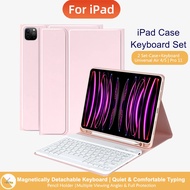 Casefor iPad Air 4 Air 5 10.9 inch Keyboard, Air M2 iPad Pro 11, iPad 5/6 9.7, iPad 7/8/9 10.2, iPad
